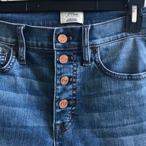 J. Crew Vintage straight Jean with button fly